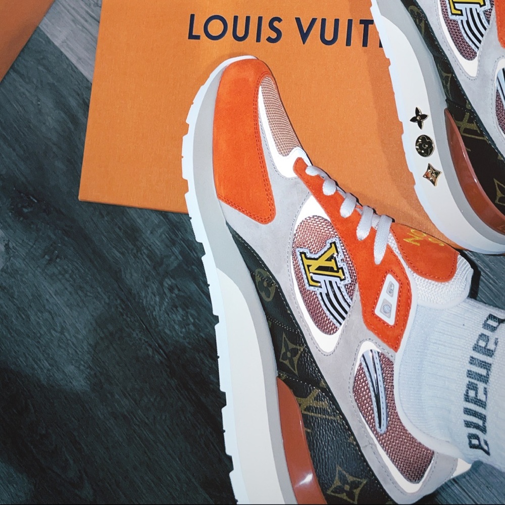 Run Away Sneakers LV limited, orange/ebene